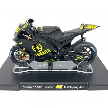 Machetă moto Magazine Models [1:18] - Yamaha 2007 YZR-M1 EXCalibur Sepang Valentino Rossi 46 Collection